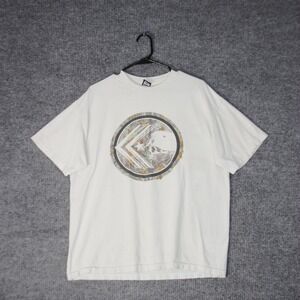 Metal Mulisha T Shirt Mens XL White Camo Skull Graphic Streetwear Skater Tee Y2K